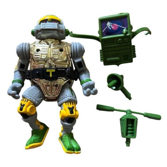 Teenage Mutant Ninja Turtles Metalhead 1989 Vintage Action Figure & Acc.